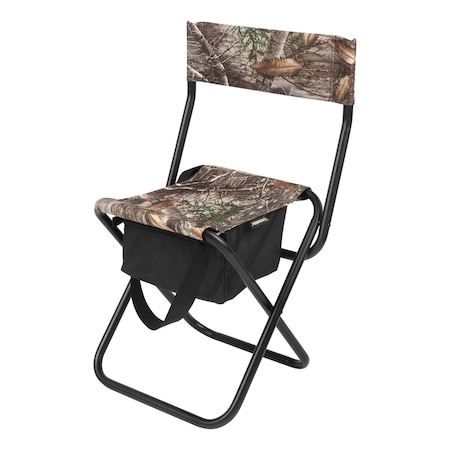 Vanish Foldable Seat with Backrest, Realtree Edge Camo 5915